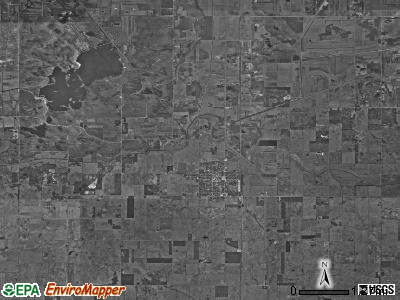 Beaver township, Indiana satellite photo by USGS