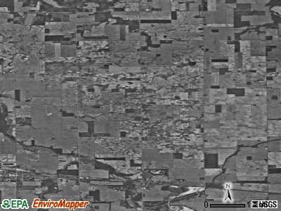 Richland township, Indiana satellite photo by USGS