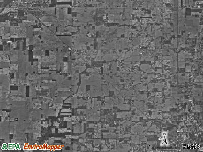 Lafayette township, Indiana satellite photo by USGS