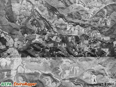 Japton township, Arkansas satellite photo by USGS