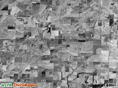 Dowell township, Arkansas satellite photo by USGS
