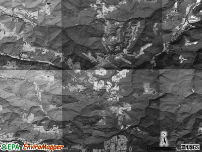 Venus township, Arkansas satellite photo by USGS
