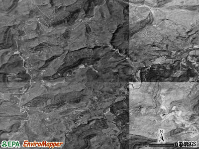 Murray township, Arkansas satellite photo by USGS