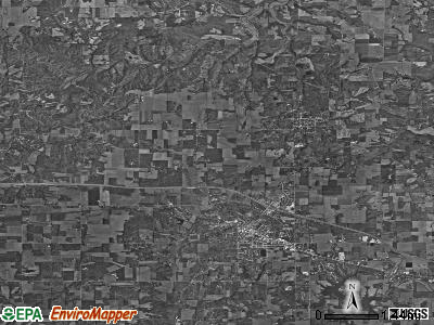 Ray township, Indiana satellite photo by USGS