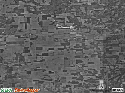 Salt Creek township, Indiana satellite photo by USGS