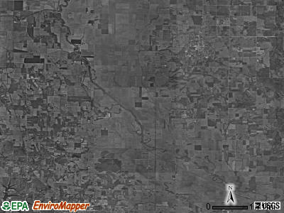Lewis township, Indiana satellite photo by USGS