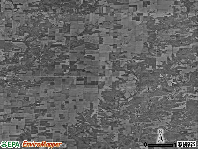 Columbia township, Indiana satellite photo by USGS