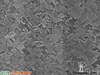 Palmyra township, Indiana satellite photo by USGS