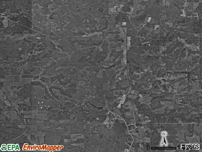 Lockhart township, Indiana satellite photo by USGS