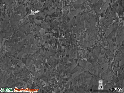 Leopold township, Indiana satellite photo by USGS