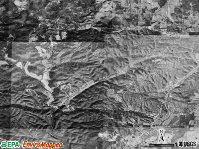 Ashley township, Arkansas satellite photo by USGS