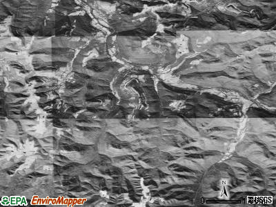 Valley township, Arkansas satellite photo by USGS