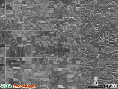 Sumner township, Iowa satellite photo by USGS