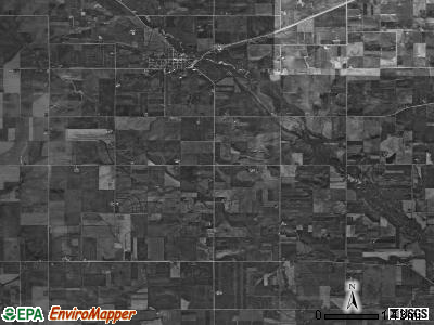 Stapleton township, Iowa satellite photo by USGS