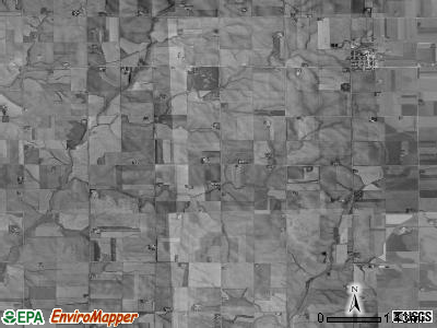East Orange township, Iowa satellite photo by USGS