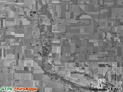 West Bend township, Iowa satellite photo by USGS