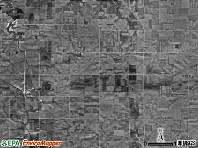 Windsor township, Iowa satellite photo by USGS