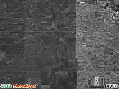 Bethel township, Iowa satellite photo by USGS