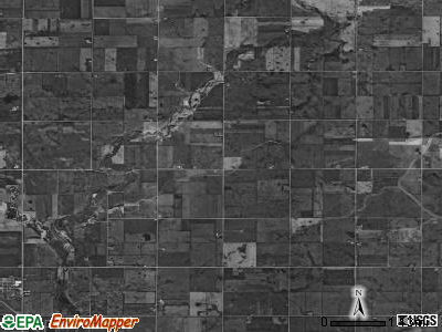 Boone township, Iowa satellite photo by USGS