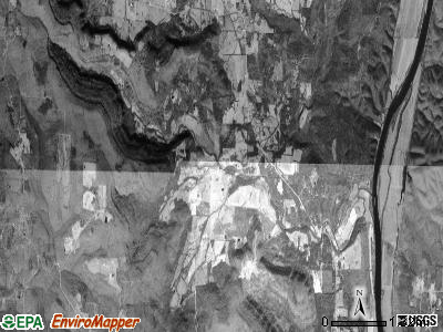 Red Stripe township, Arkansas satellite photo by USGS