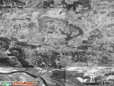 Moorefield township, Arkansas satellite photo by USGS