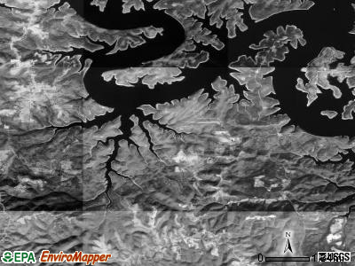 Keeter township, Arkansas satellite photo by USGS