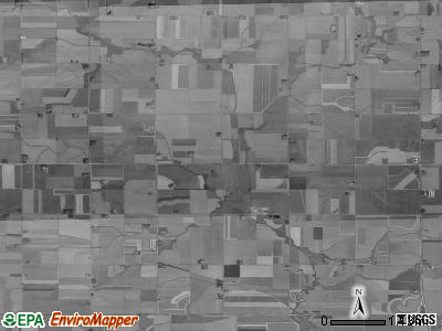 Eden township, Iowa satellite photo by USGS
