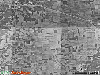 Dodge township, Iowa satellite photo by USGS