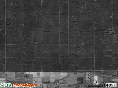 Eagle township, Iowa satellite photo by USGS