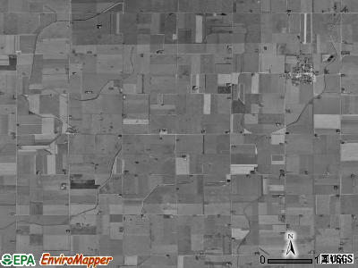 Roland township, Iowa satellite photo by USGS