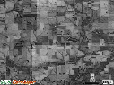 Buckingham township, Iowa satellite photo by USGS