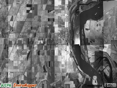 Monroe township, Arkansas satellite photo by USGS