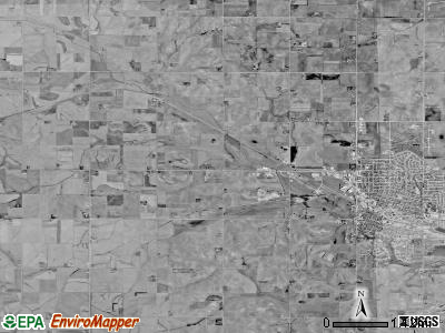 Maple River township, Iowa satellite photo by USGS