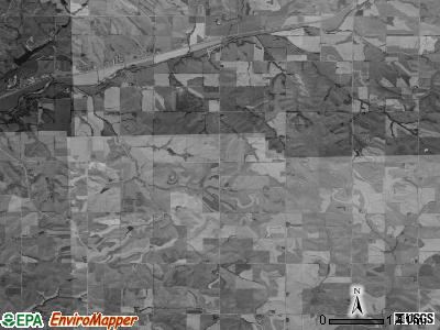 East Boyer township, Iowa satellite photo by USGS