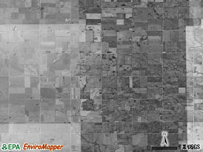 Peoples township, Iowa satellite photo by USGS