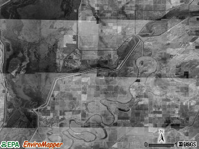 Greenwood township, Arkansas satellite photo by USGS