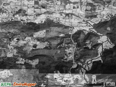 Huff township, Arkansas satellite photo by USGS