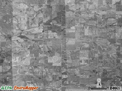Audubon township, Iowa satellite photo by USGS