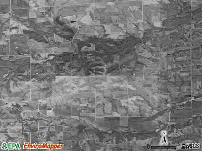 Crawford township, Iowa satellite photo by USGS