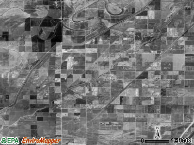 Dyess township, Arkansas satellite photo by USGS