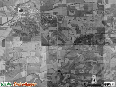 Grove township, Iowa satellite photo by USGS