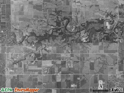 Douglas township, Iowa satellite photo by USGS