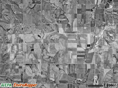 Belknap township, Iowa satellite photo by USGS