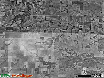 Black Hawk township, Iowa satellite photo by USGS