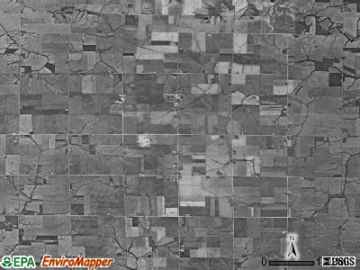 Wayne township, Iowa satellite photo by USGS