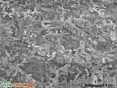Chequest township, Iowa satellite photo by USGS