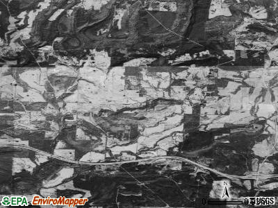 Cravens township, Arkansas satellite photo by USGS