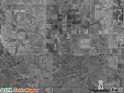 Roscoe township, Iowa satellite photo by USGS
