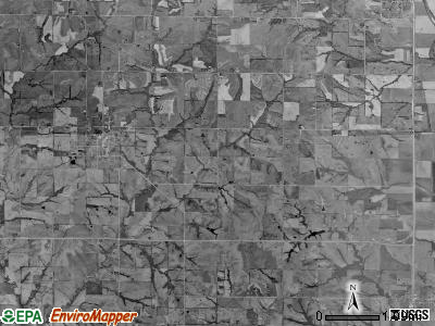 Amity township, Iowa satellite photo by USGS