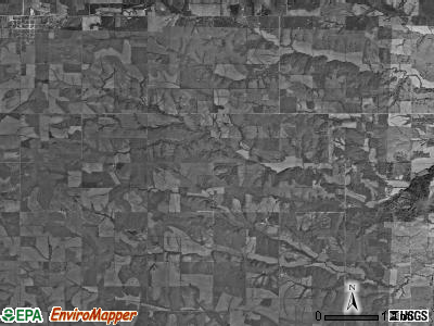 St. Bridget township, Kansas satellite photo by USGS